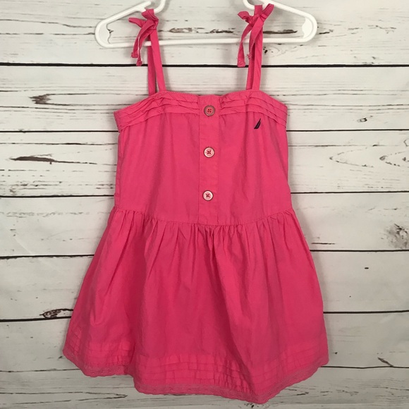Nautica Girls Pink Dress Size 4T - Picture 1 of 4